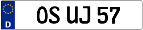 Truck License Plate